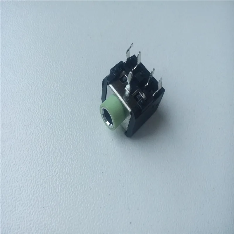 80pcs PJ306 pale green headphone jack 3.5MM two channel stereo jack