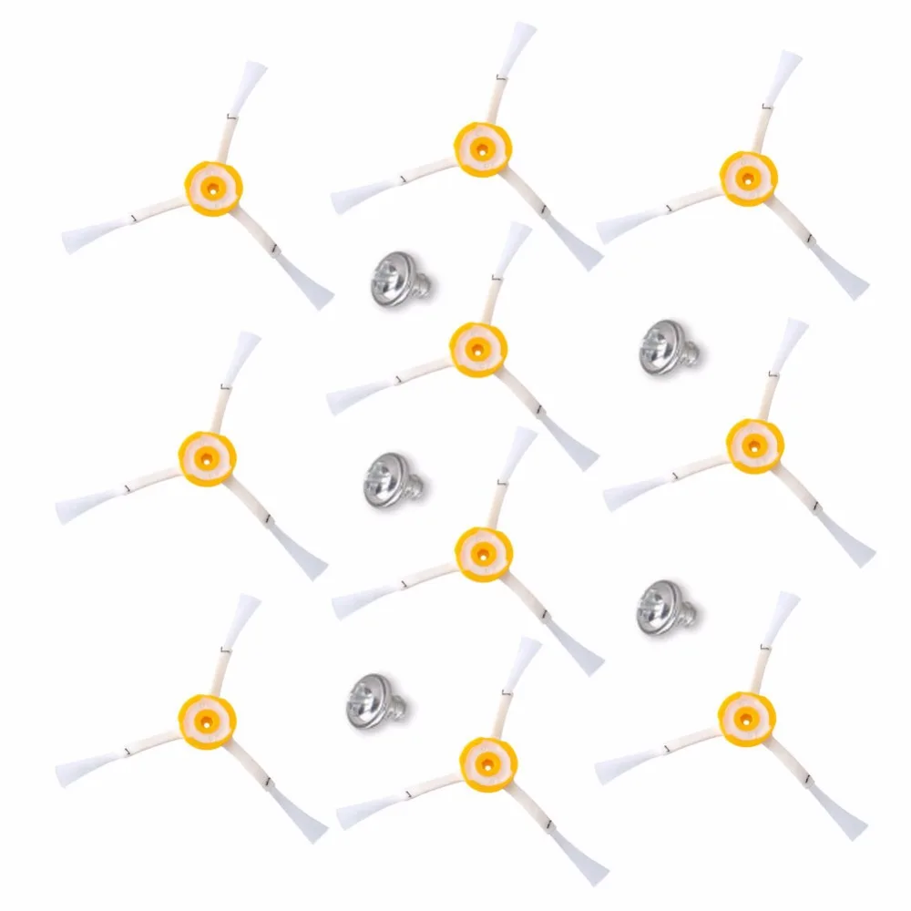 

10pcs Side Brush 3 Armed For iRobot Roomba 800 Series 870, 880, 900 series 980 Robotic Vacuum Parts Vacuum Cleaner Accessories