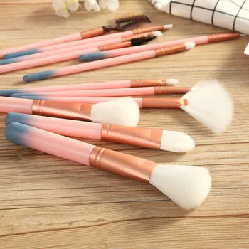 

12 pcs Makeup Brushes Set Cosmetics brush Tools kit Eye Liner Shader natural-synthetic hair with eyeshadow/blush/EyeLiner brush