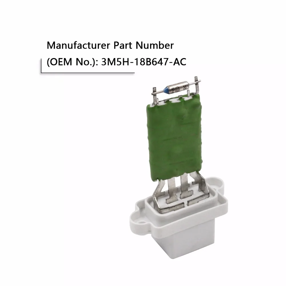 Вентилятор двигателя резистор нагревателя для Ford Fiesta Focus Mondeo S-Max Galaxy 2002-2006 года 3M5H18B647AC 132597