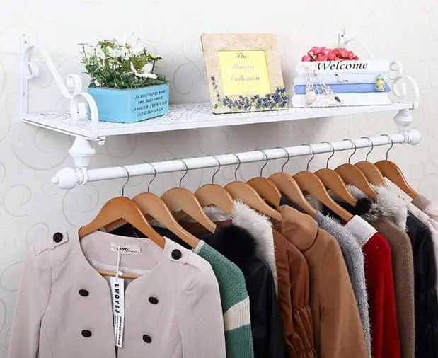 Women's clothing shelf wall mounted clothes shelfin Storage Holders