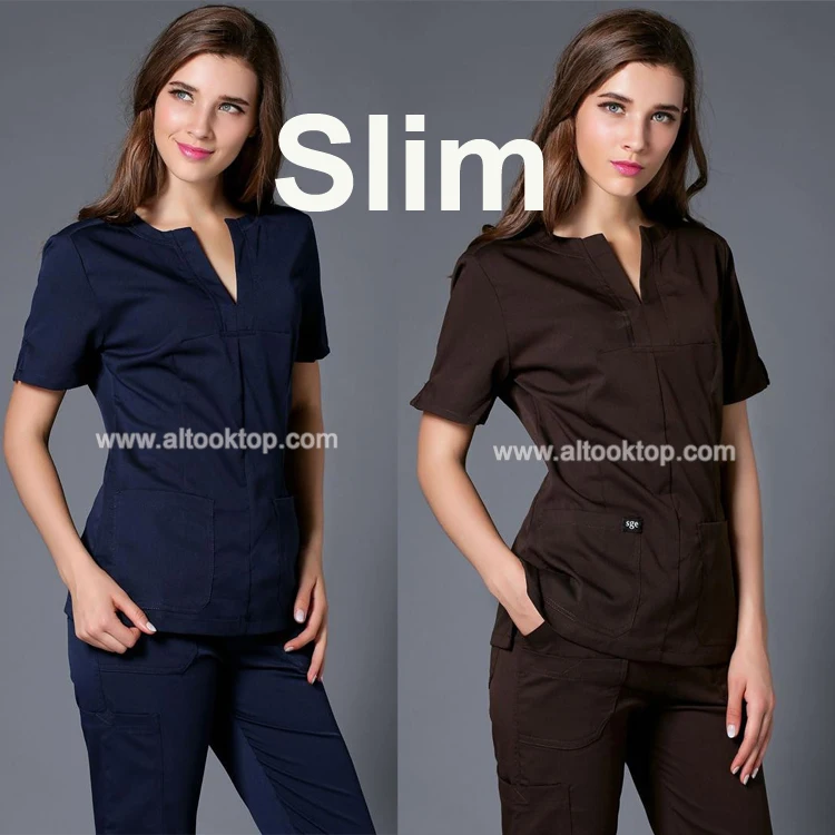 Uniformes hospital women medical nursing scrubs clothes dental lab coat