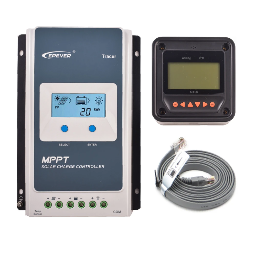 30A LCD MPPT контроллер солнечного заряда Tracer 3210AN 12В/24В разрядка батареи 100В