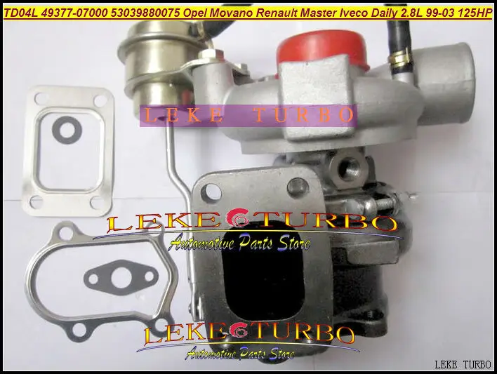 TURBO TD04L 49377-07000 53039880075 Turbo Turbocharger For IVECO Commercial Daily 2.8L TD 1999-03 Opel Movano Renault Master 125HP