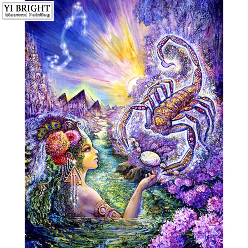 Full-Square-Drill-5D-DIY-Diamond-Painting-Angel-Scorpio-Handmade-3D-Embroidery-Arts-Cross-Stitch-Mosaic