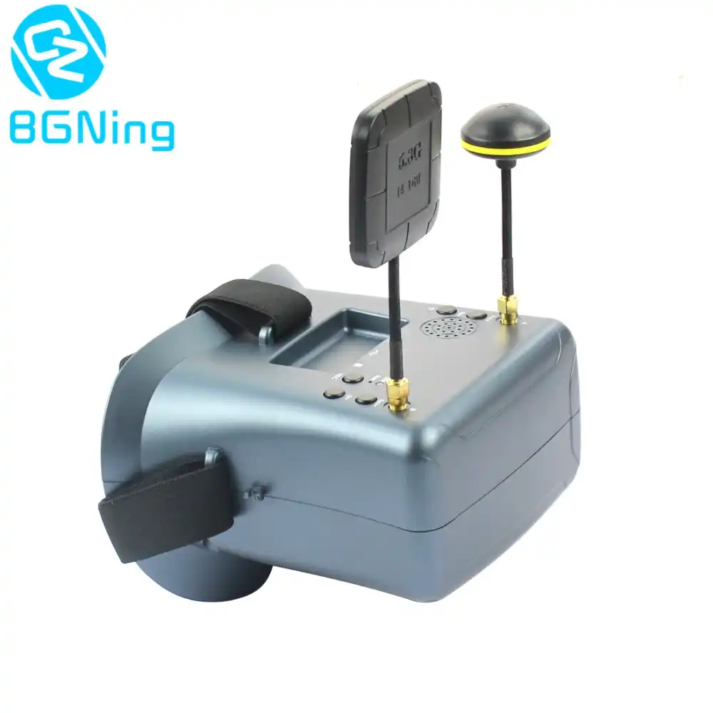 For RC Model LS-008D 4.3/" 5.8G FPV Goggles Glasses LCD Built-in DVR Diversity