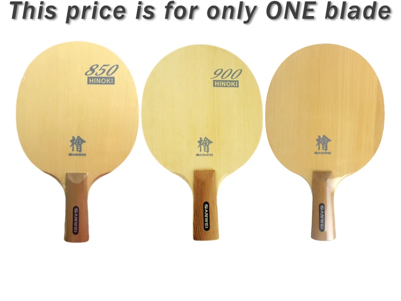 

Sanwei H10 HINOKI table tennis pingpong blade Penhold short handel CS