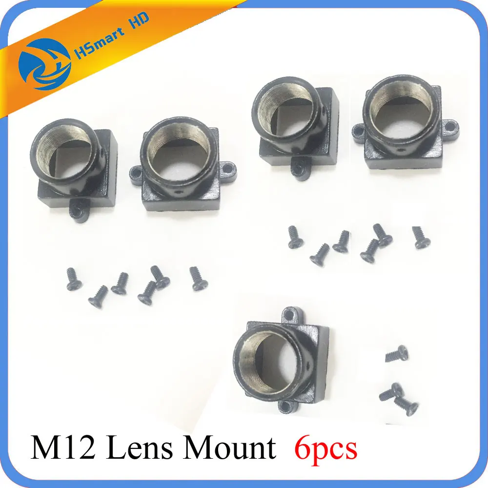 

6PCS Metal M12 Lens Mount MTV Security CCTV Camera m12 Lens Holder Bracket Support Board Module Screw Spacing Adapter Connector