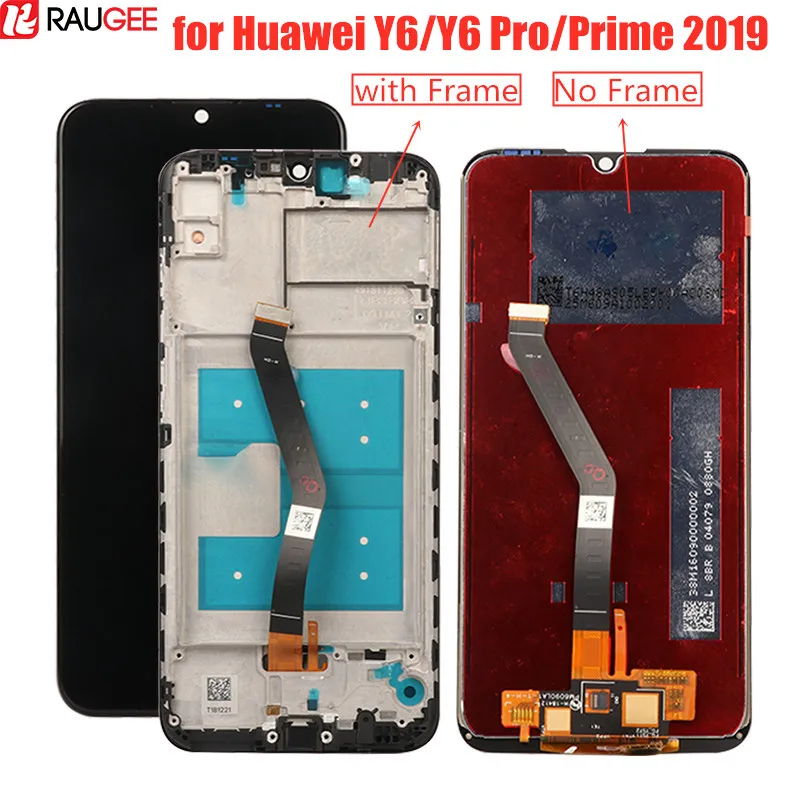 

LCD For Huawei Y6 Pro 2019 LCD Display With Frame Digitizer Display Touch Screen Replacement For Huawei Y6 Pro Prime 2019 Screen