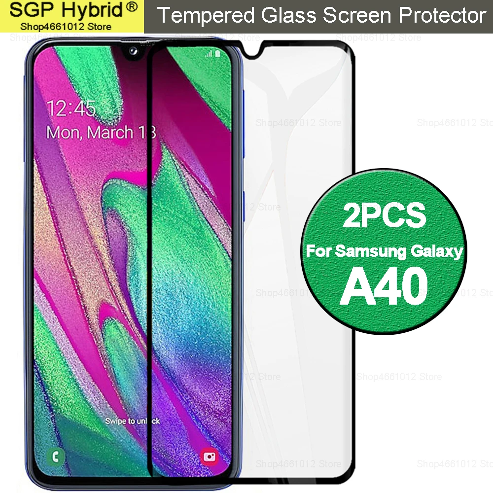

1/2 PCS Screen Protector for Samsung A40 Tempered Glass cover on Samsun SM-A405F/DS Protective Film for Galaxy A40 Safety Glass