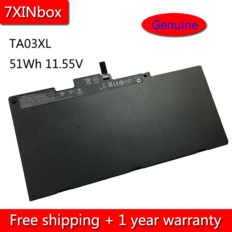 

7XINbox 51Wh 11.55V Genuine TA03XL Laptop Battery For HP HSTNN-IB7L HSTNN-175C-5 HSTNN-172C-4 854108-850 854047-1C1 996QA101H