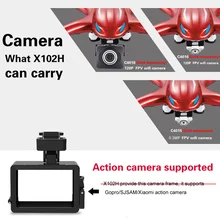 MJX X102H Big RC Drone Resistance To Fall RC Quadcopter RC Helicopter 2.4G 4CH Drones 6Axis Helicoptero Can Carry WiFi HD Camera