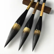 Медведь Хоппер для волос-фигурные макияжные кисточки ручка Китайская традиционная ручка-кисть для каллиграфии набор S/M/L кисть для рисования соска для письма Escolar