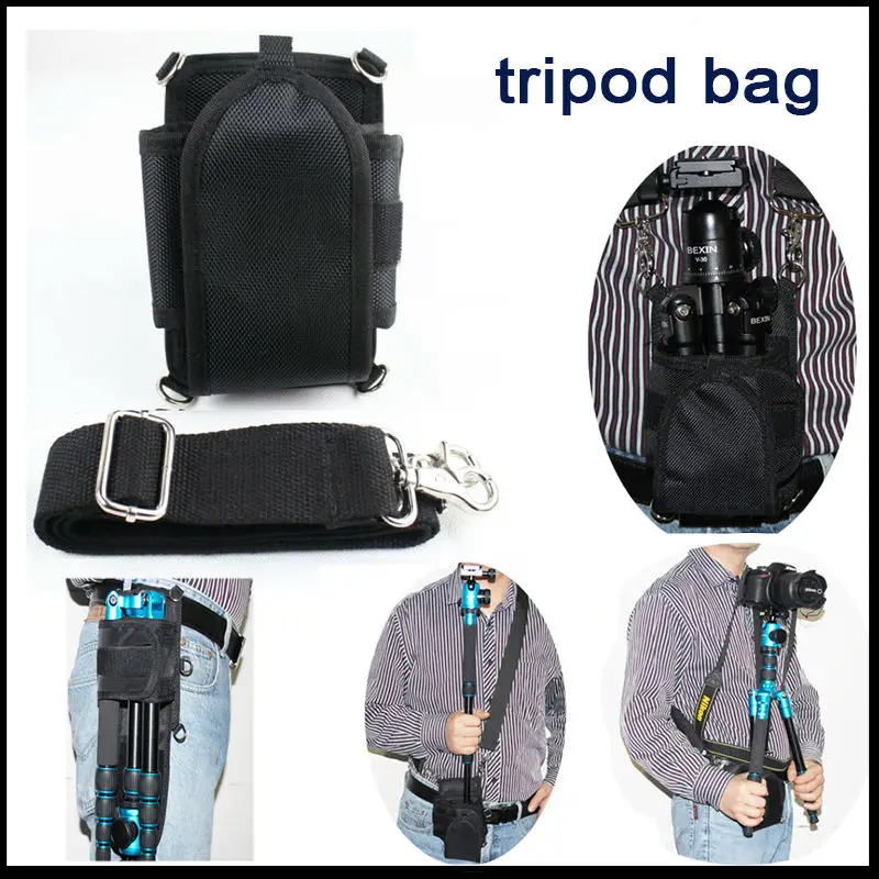 High Quality Nylon Portable Camera Tripod Bag Waist Pouch Case Set Mini Tripod carrying bag For