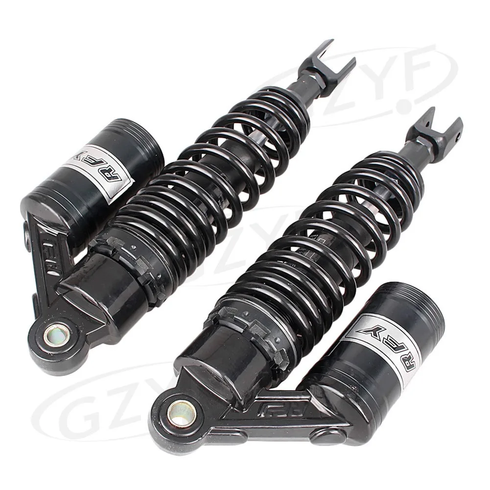 

12.5" 320mm Adjustable Clevis Motorcycle Air Shock Suspension Absorbers Black