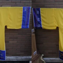 Унисекс, даосская вышивка, клюктаосизм, мантия, единоборства, uniformscassock, Тай Чи, одежда, одежда, костюмы, желтый цвет