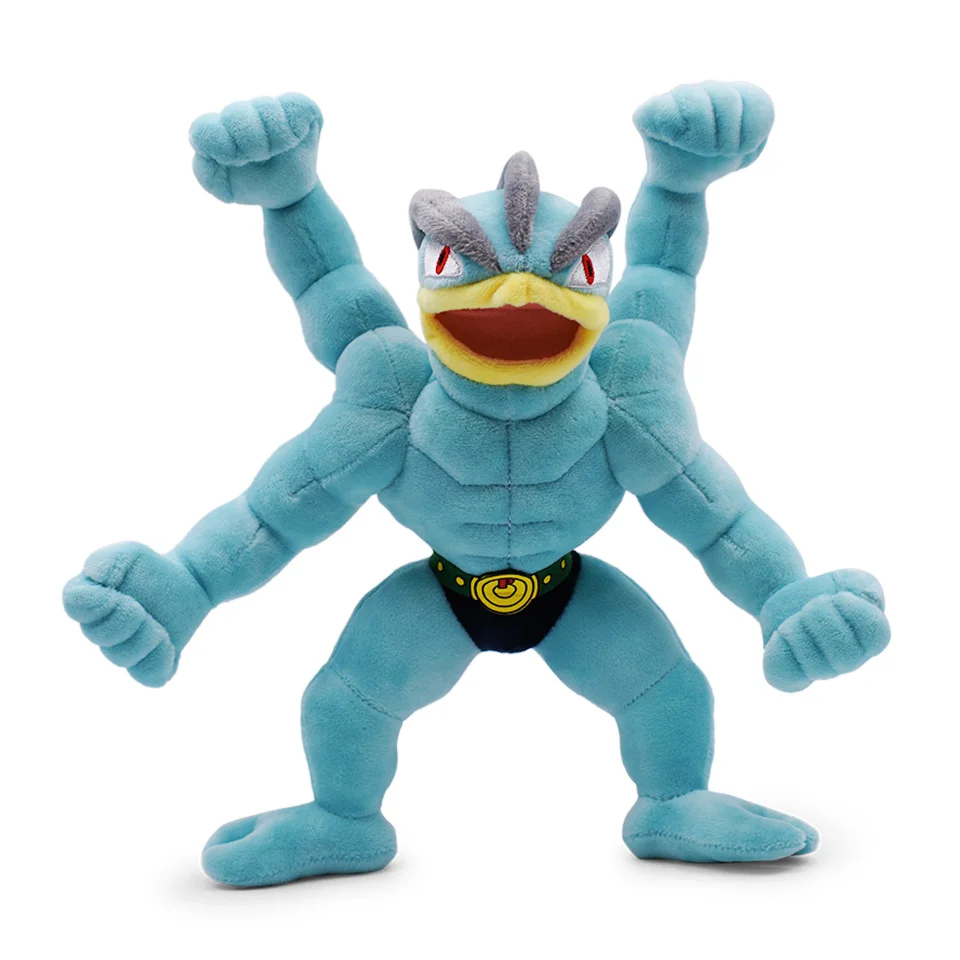 

30cm 12'' Machamp Plush Toys Cute Stuffed Soft Animal Dolls Children Toys Cartoon Movie TV Kids Christmas Gift Japanese Anime
