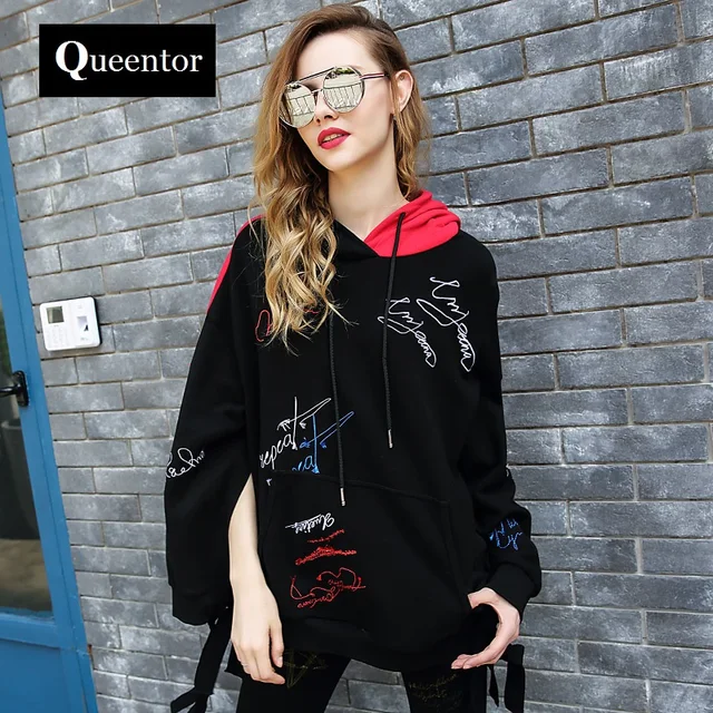 QUEENTOR Brand 2017 Autumn New Sports Loose BTS Casual