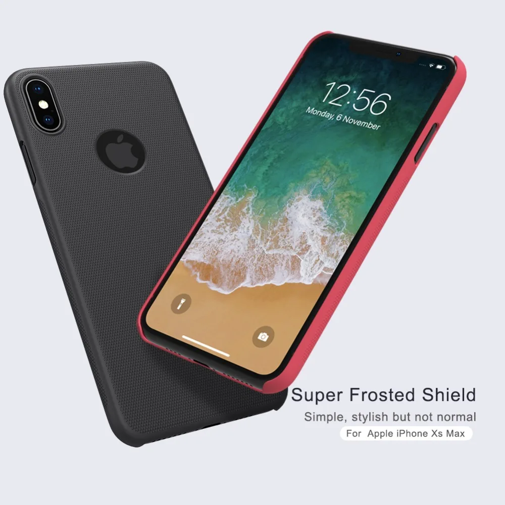 iphone 7 plus case for iPhone XS Max Case Nillkin Super Frosted Shield Hard Back PC Cover Protective Phone Case for iPhone XS Max XR X Nilkin Capa iphone 8 lifeproof case