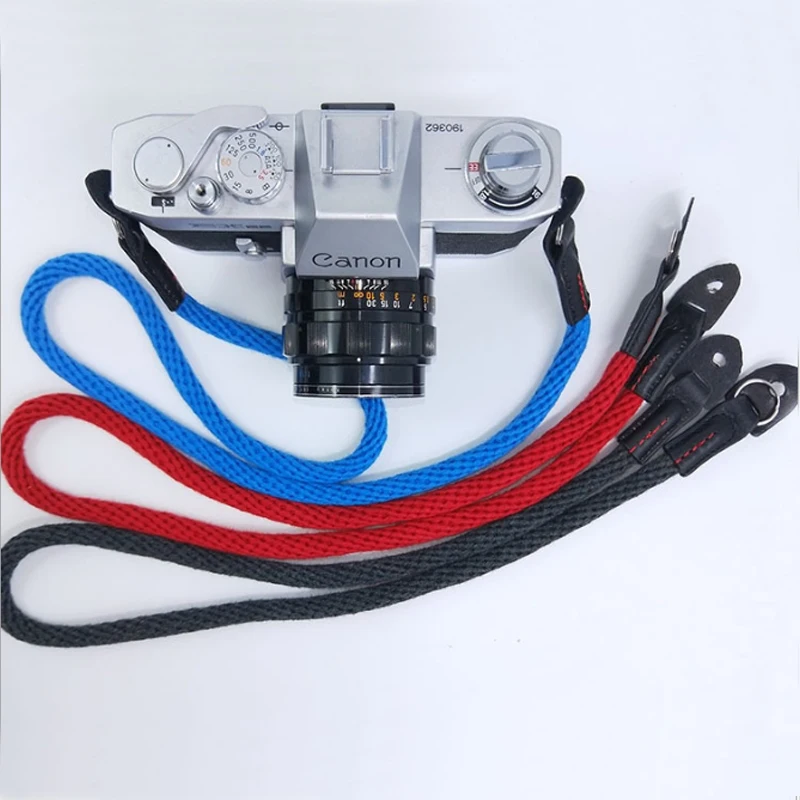 

Cotton-woven leather fashionable personality camera rope strap for SLR cameras and some micro-single cameras *