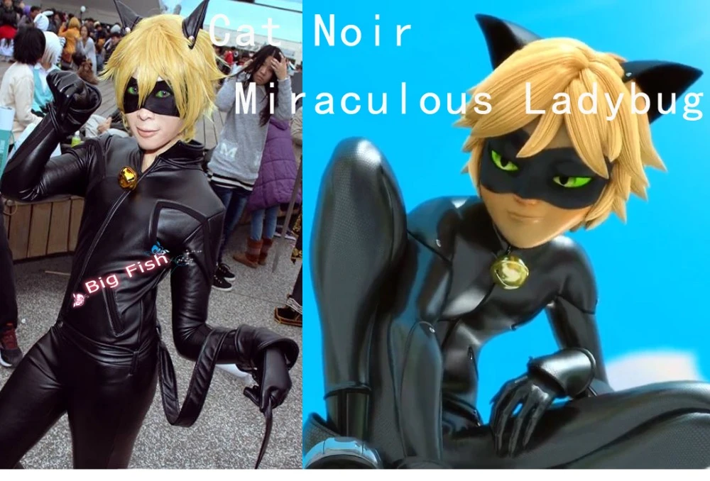 Bigfish High Quality Custom Made Cat Noir Cosplay Costume Miraculous Ladybug Costume Cat Noir Costume With Accessories Unisex Costumes Queen Of Hearts Costume Propcostume Kimono Aliexpress