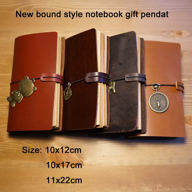 Hatimry perjalanan jurnal buku nota asli lembu kulit asli lapisan pertama buatan tangan nama ukiran buku nota vintaj sekolah