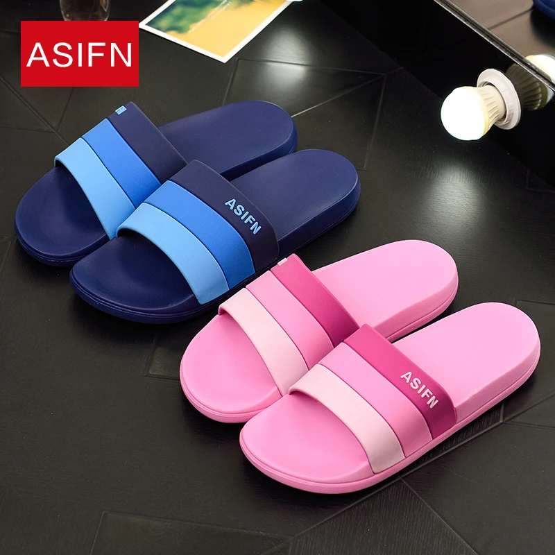 

2018 Women Slippers Summer Slides Beautiful Stripe Soft Platform Beach Slippers Women Shoes Sandals Flip Flops Zapatillas Mujer
