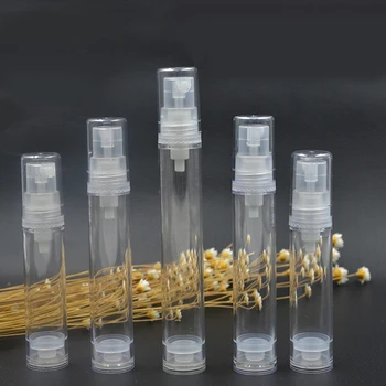 

5ml/10ml/15ml Refillable Plastic Makeup Vacuum Bottle Empty Pump Bottle Atomizer Cosmetic Container New 50pcs/lot FZ155