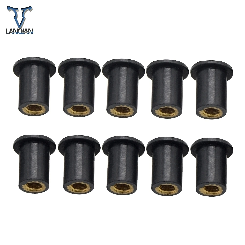 Motorcycle Accessories Rubber Well Nuts In Swingarm Sliders Windscreen Wellnuts For Honda CBR600 CBR 600 F2 F3 F4 F4i CBR1000RR