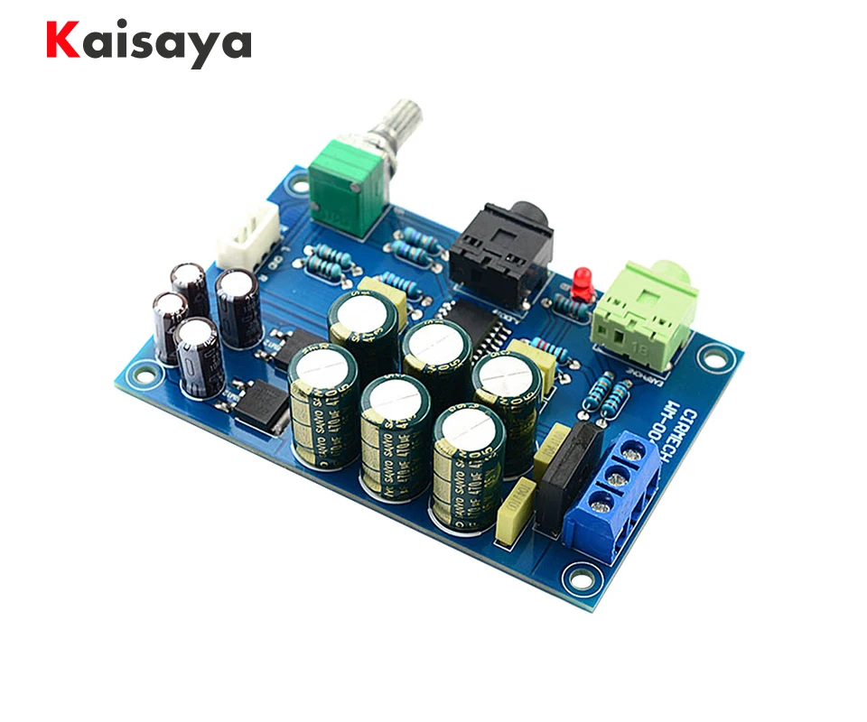 TPA6120 Headphone Amplifier Board HIFI TPA6120A2 Enthusiast Headphones AMP Amplificador Zero Noise Diy kit Finished board