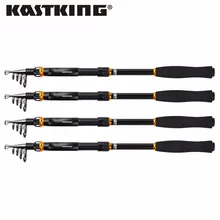 KastKing 99% Carbon 1.8M 2.1M 2.4M 2.7M 3.0M 3.6M Portable Telescopic Fishing Rod Spinning Fish Hand Fishing Tackle Sea Rod