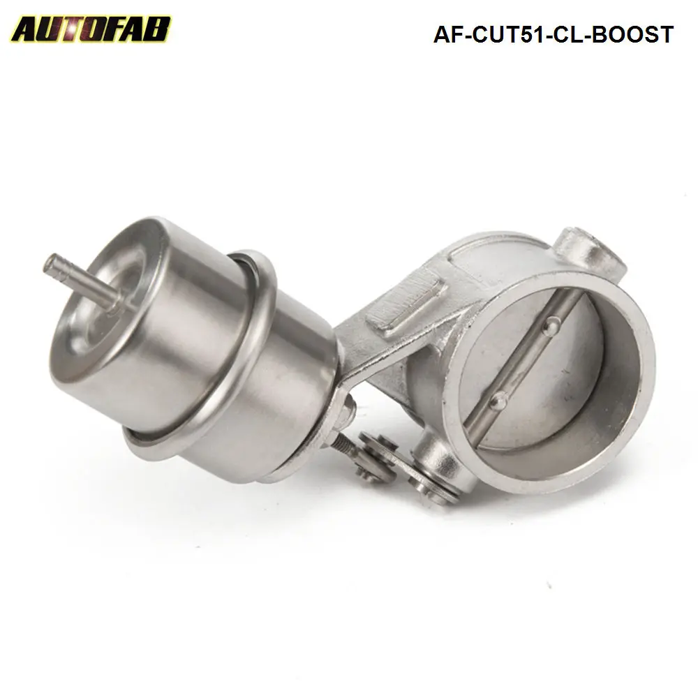 

NEW Boost Activated Exhaust Cutout / Dump 51MM CLOSED Style Pressure: about 1 BAR AF-CUT51-CL-BOOST