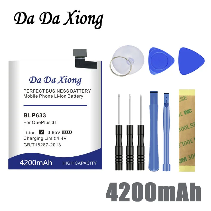 

Da Da Xiong 4200mAh BLP633 Battery for OnePlus 3T A3010 1+ 3T Phone OnePlus 3
