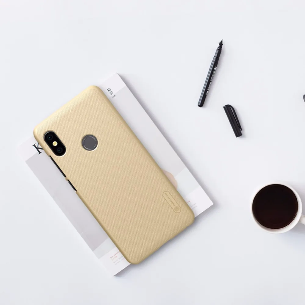 Для Xiaomi Redmi Note 5 Pro Nillkin супер матовый защитный жесткий чехол для задней панели ПК чехол для Redmi Note 5 Pro чехол для телефона+ Защитная пленка для экрана