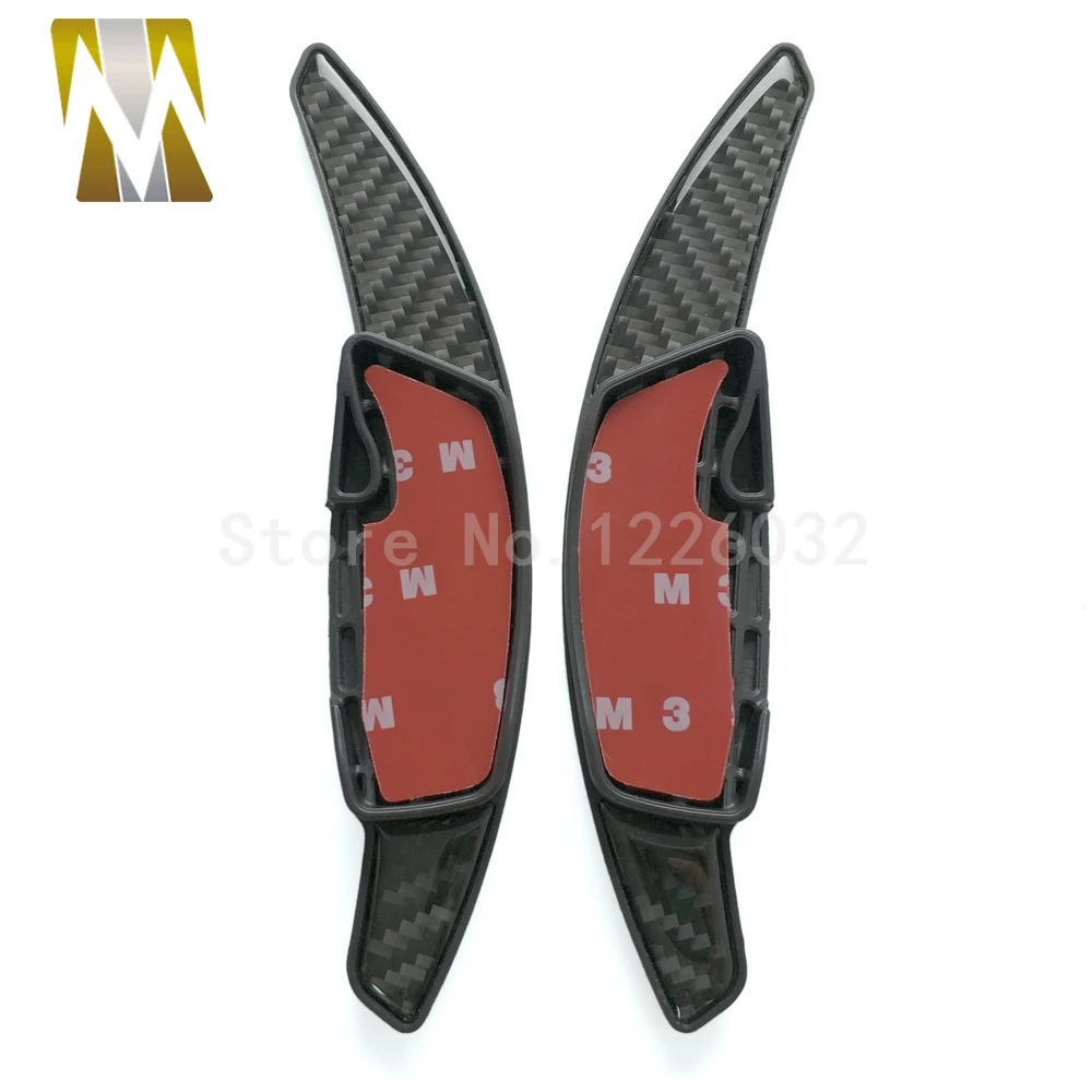 

Universal Carbon fiber Car Steering Wheel Shift Paddle Paddle Shifters Extension For Subaru Outback Legacy 10-17 2PCS New
