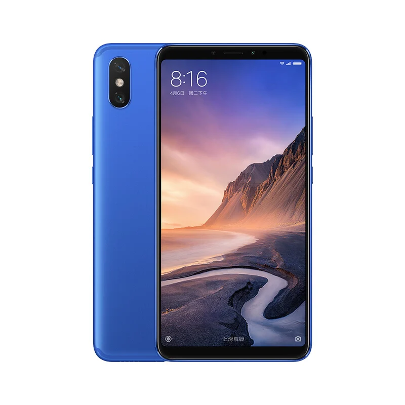 Глобальная ПЗУ Xiaomi Mi Max 3 64 Гб 128 ГБ 6," полноэкранный восьмиядерный смартфон Snapdragon 636 5500 мАч 12MP+ 5MP камера мобильный телефон