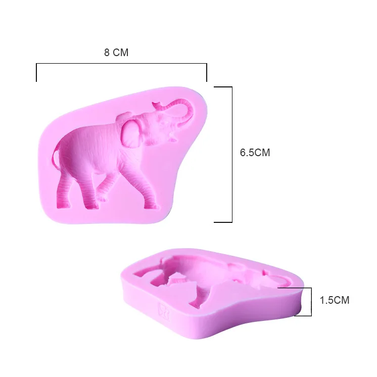 Мыло ручной работы силиконовая форма слона Fimo глиняные формы Шоколадные конфеты