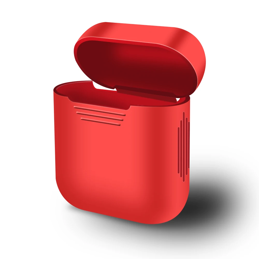 

Silicone Case For Apple Airpods Shockproof Protective Cover for Apple AirPods Bluetooth Wireless Earphones Accessories