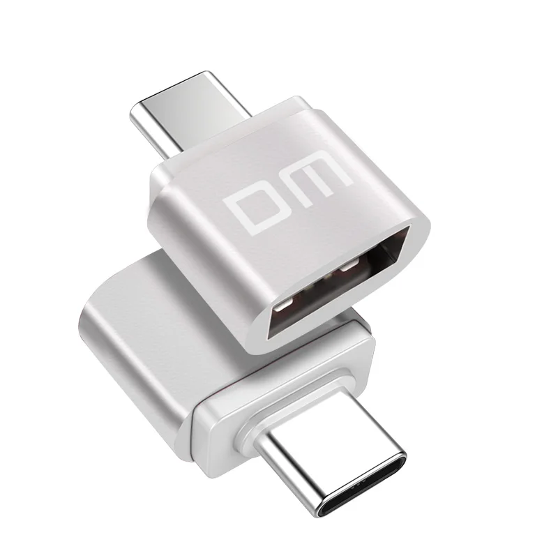 USB C адаптер Тип C-A серебристый USB C Male к USB2.0 Femail преобразователь OTG для устройств с Тип c интерфейс