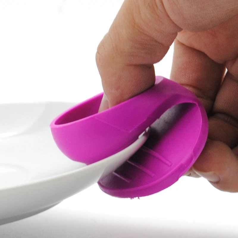

Silicone Plate Clip Durable Heat-resistant Pot Holder Kitchen Holding Hot Dish Pads Cooking Accessory