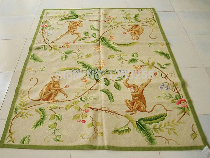 

Hand-woven Plain Carpet Full Width Design Needle Point Hand-woven Carpet Knitted Home Decore Wool Rug Carpet