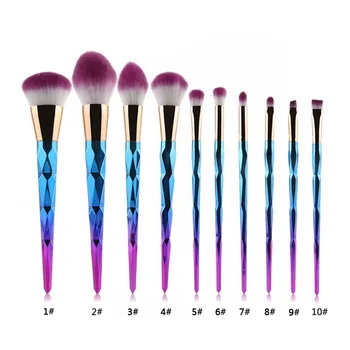 

1pc Blue Powder Foundation Makeup Brushes Eye Shadow Concealer Blusher Eyebrow Makeup Brushes Cosmetic Makeup Tool Kit Maquiagem
