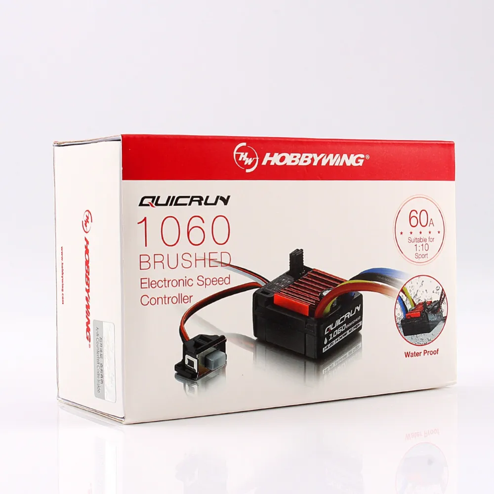 

Hobbywing QuicRun 1060 60A Brushed ESC Electronic Speed Controller For RC Car