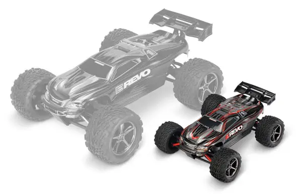 Traxxas 1/16 E-REVO VXL RTR 71054-1 Быстрая, 1/16 весы 4WD бесщеточный Monster Truck(матовый