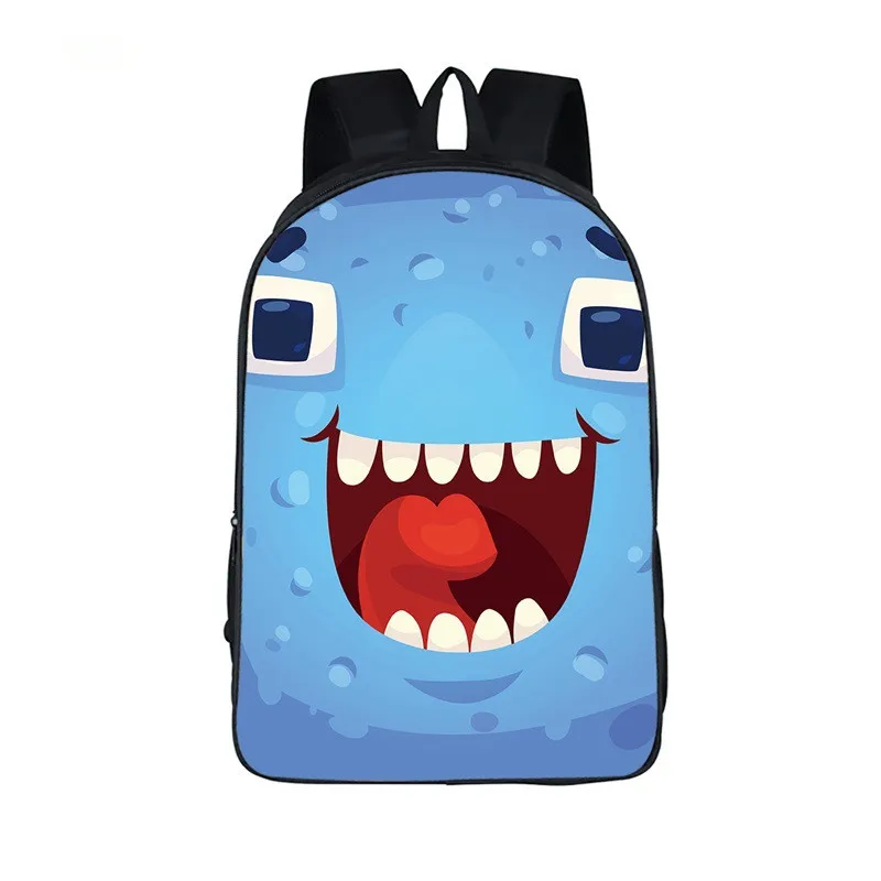 

pumpkin Funny expression prints Students School Bag Waterproof Girls Boys Rucksack mochila customize Halloween gift women bag