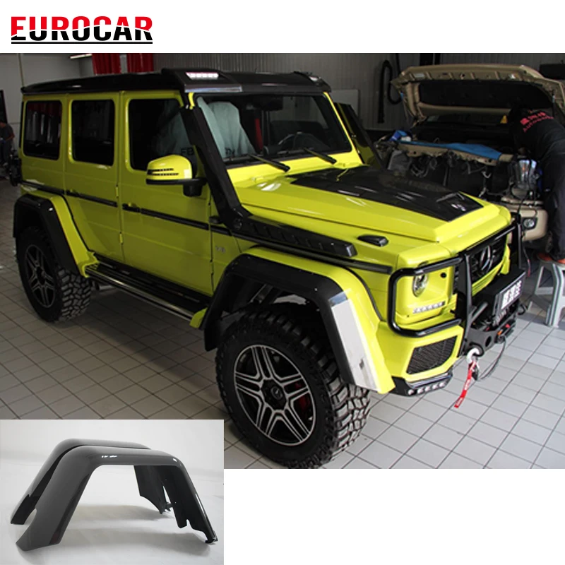 w463 G500 4X4 style fender flares for G class G500 G55 Carbon Fiber Fender Flares Over fenders