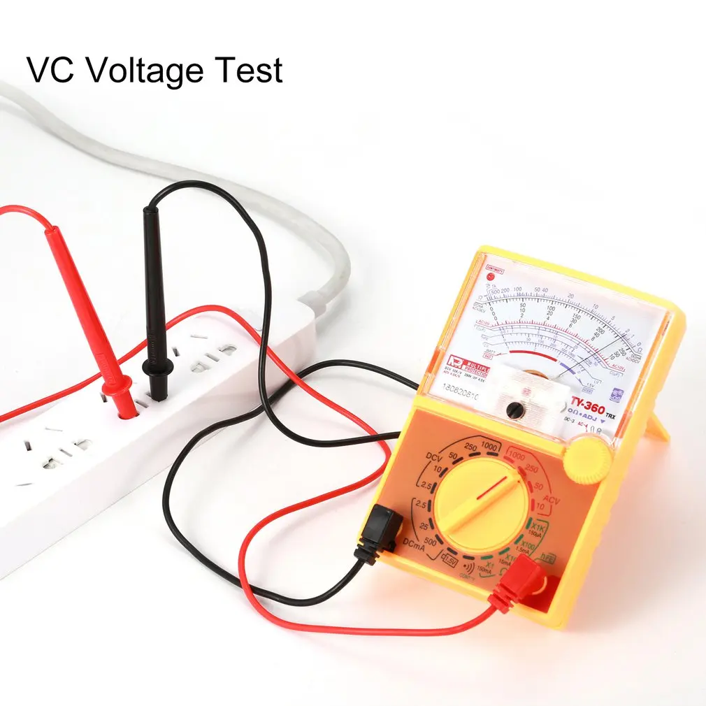 TY-360TRX ручной стрелочный мультиметр AC/DC Вольтметр механический Амперметр тестер сопротивления Тока Тестер