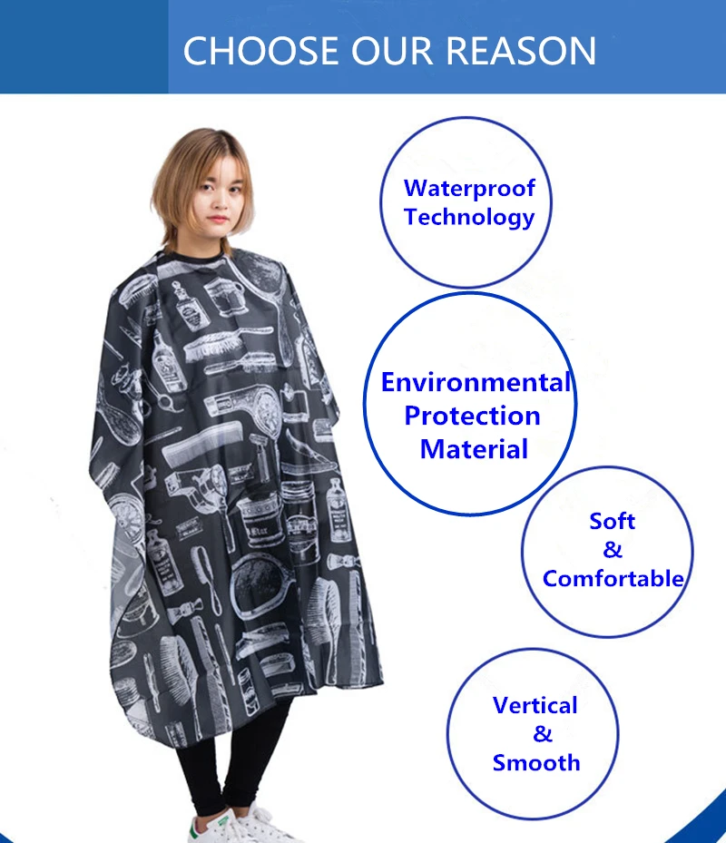 Factory kappers benodigdheden direct sales beauty alon haircutting apron DIY essential barber accessories/ Hairstylist Waterproo Factory kappers benodigdheden direct sales beauty alon haircutting apron DIY essential barber accessories/ Hairstylist Waterproo