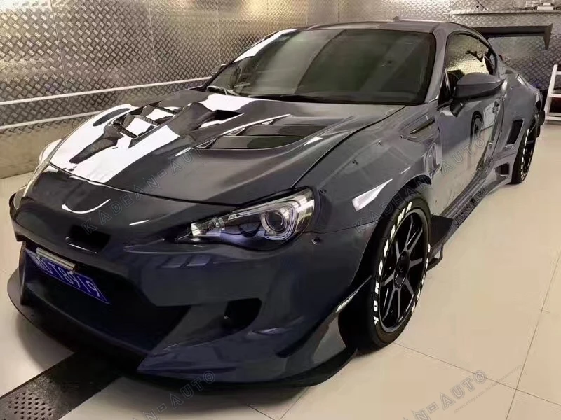 FT86 GT86 FRS BRZ ROCKET BUNNY V3 Стиль переднее крыло 2 шт. неокрашенное стеклопластиковое стекло