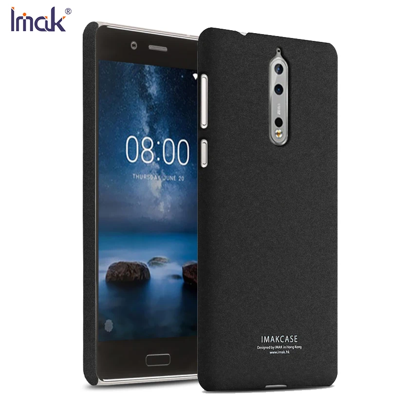 

For Nokia 8 Case Cover IMAK Hight Quality Matte Case For Nokia 8 PC Hard Cover For Nokia 8 5.3''
